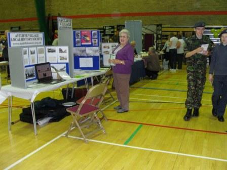 Aycliffe Village Local History Society stand
