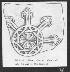 Chancel Carving, Copyright P. A. Dee