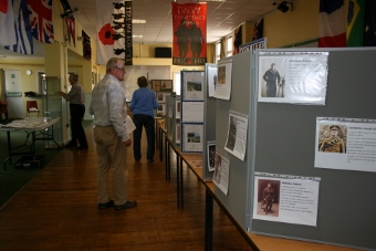 Boards display research