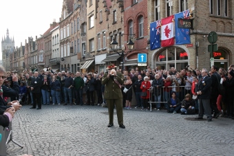 Anzac ceremonies April 24 Menin Gate Ypres