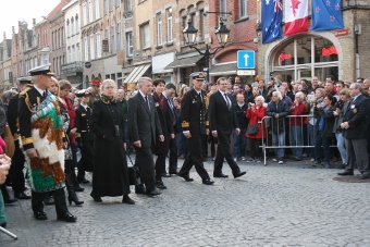 anzac ceremony Menin Gate Ypres April 24