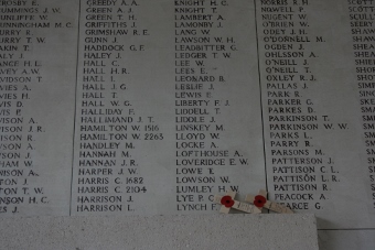 Cross for J Liddle Menin Gate April 26 2015