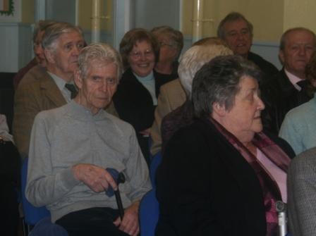 Audience eagerly awaoiting the viewing