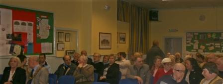 Audience eagerly awaiting the viewing