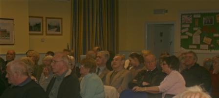Audience eagerly awaiting the viewing