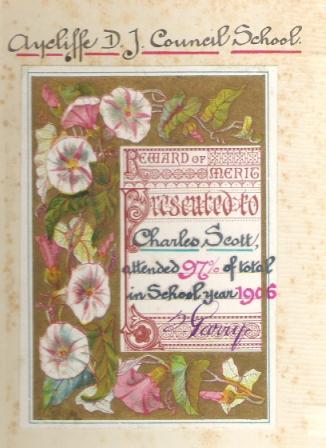 Charles Scott's Attendance Certificate