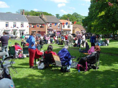 Celebrations in the green