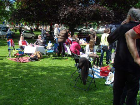 Celebrations in the green