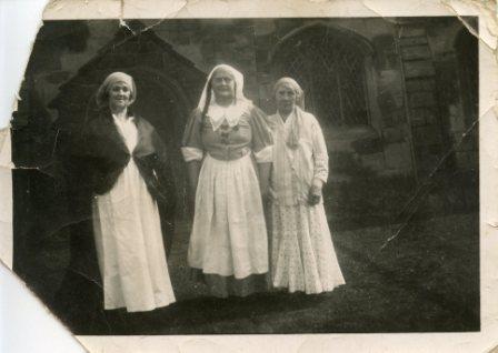 Aycliffe ladies outside St Andrews Church circa 1920