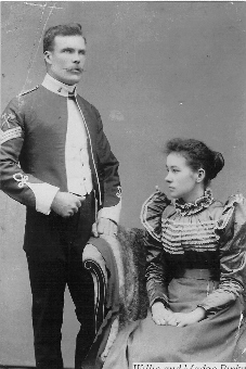 William Pinkney and Margret Outhwaite on their marriage day