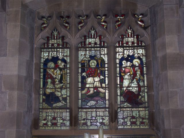 Stained glass window, courtesy David Lewis