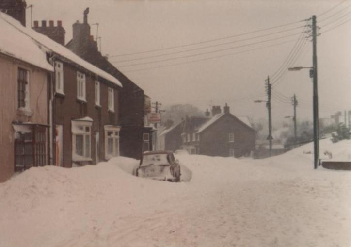 Snow, winter 1979, North Terrace, Aycliffe, courtesy Dabid Blair