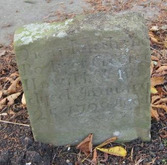 Robert George Haswilll, 1727