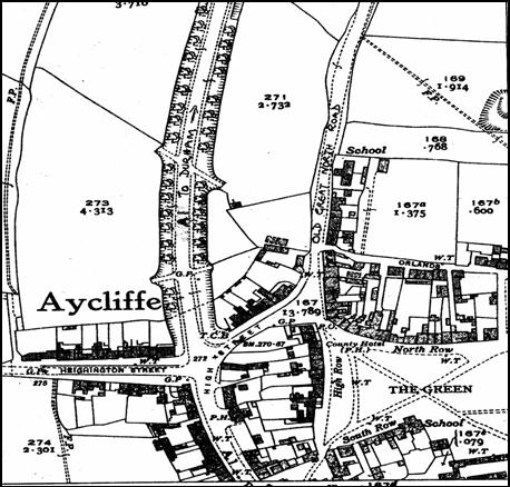 Aycliffe O.S. Map, 1939