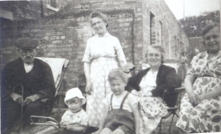 The Robinson Family at  Railway Cottages