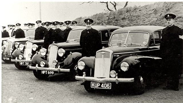 Police Cars lined up