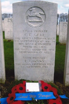 Charles Frederick Gell grave
