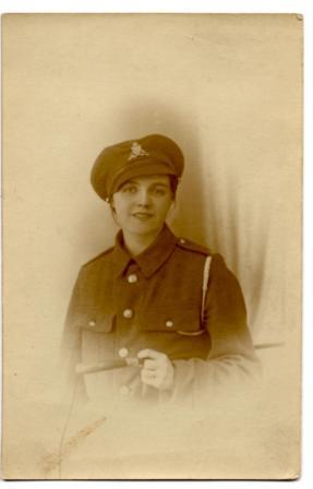 Ethel Dean Dickinson in a uniform