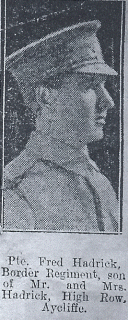 Fred Hadrick killed WW2