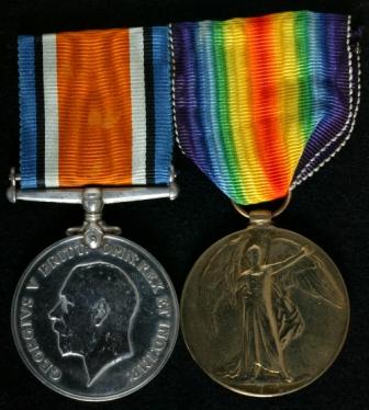 George Dickinson's War Medals now in the Museum of the Manchester Regiment