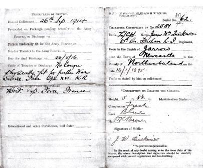 James William Quickmire document
