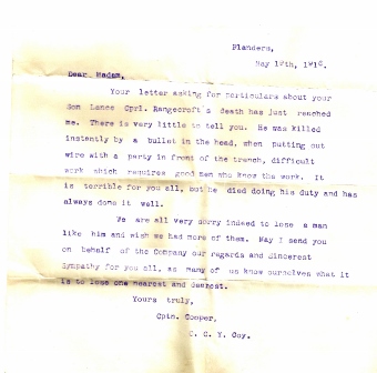 John Whalley Rangecroft death
