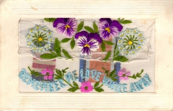 Silk sent to Gertrude Copping