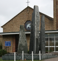 Newton Aycliffe War Memorial, St. Clare's Church